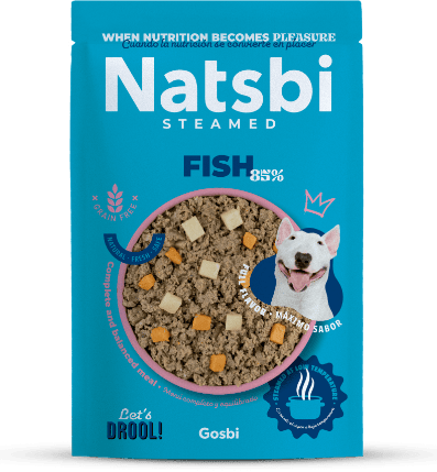 NATSBI DOG Steamed FISH 500g