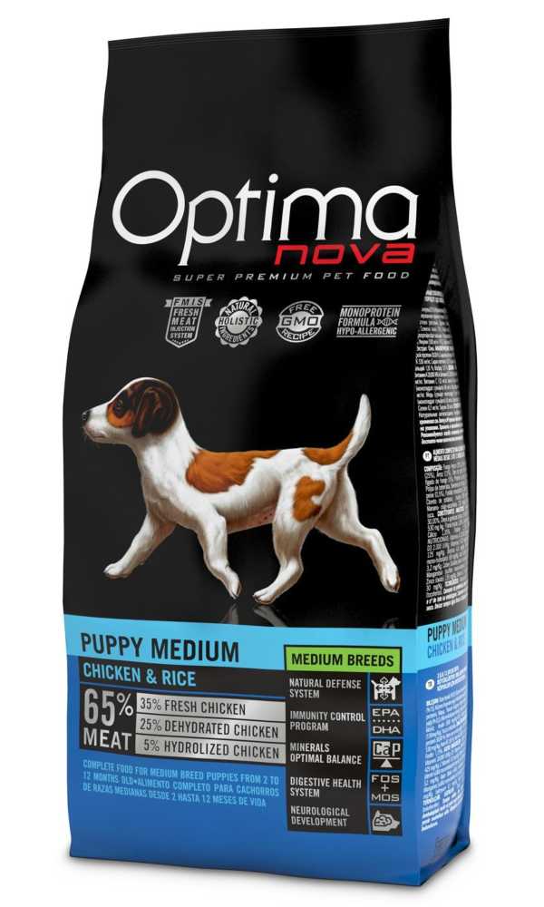 OPTIMAnova dog PUPPY MEDIUM 12kg-11079