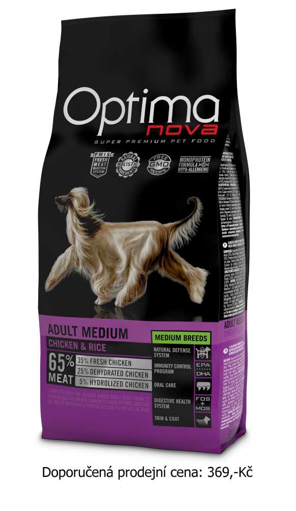 OPTIMAnova dog ADULT MEDIUM 2kg-11080-Z