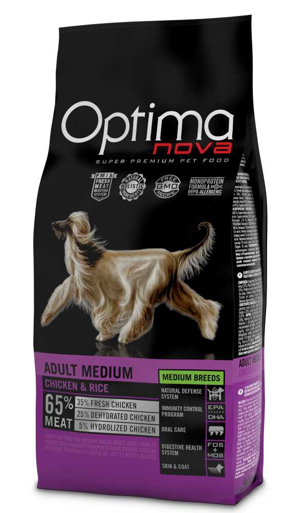 OPTIMAnova dog ADULT MEDIUM 12kg-11081