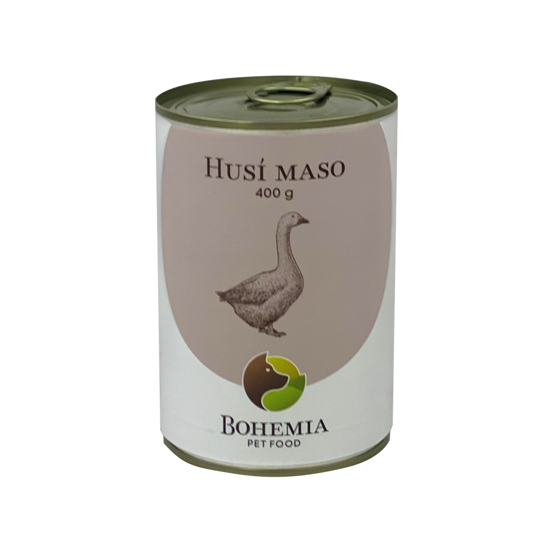 BOHEMIA Husí maso ve vlastní šťávě 400g
