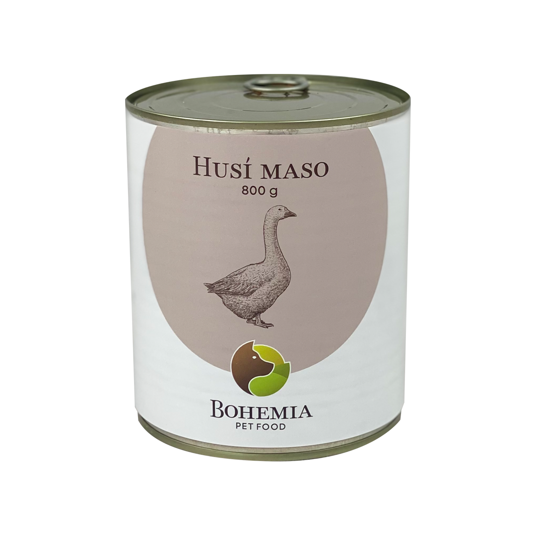 BOHEMIA Husí maso ve vlastní šťávě 800g