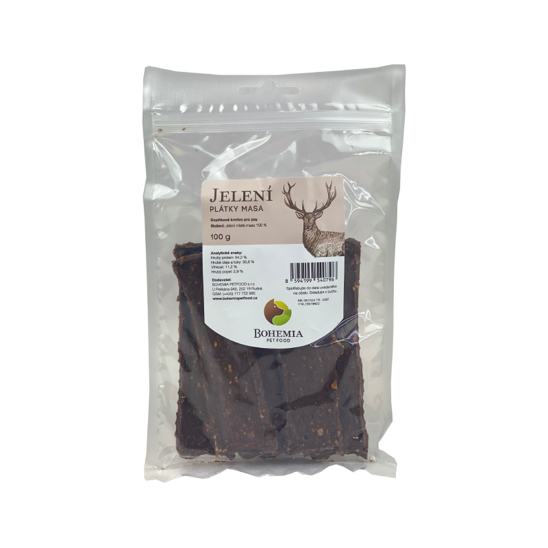 BOHEMIA Jelení plátky 100g