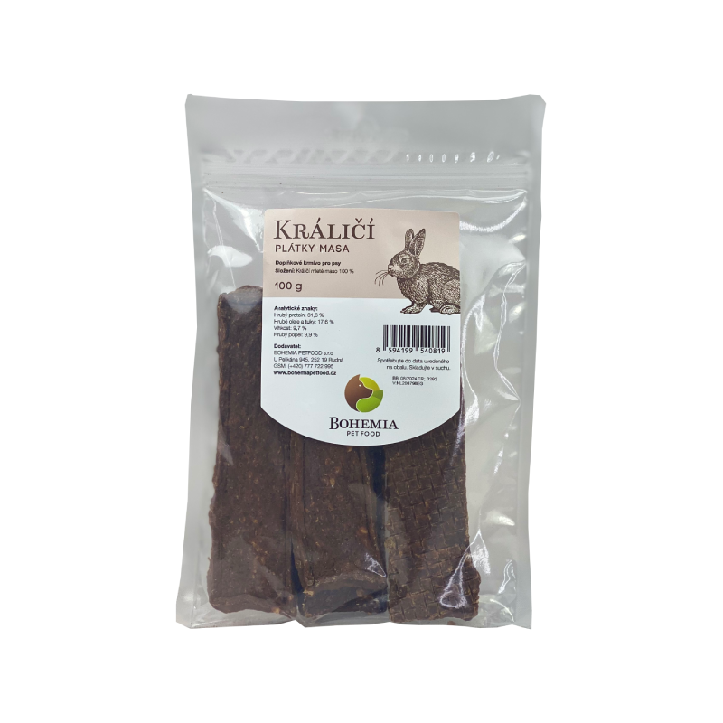 BOHEMIA Králičí plátky 100g