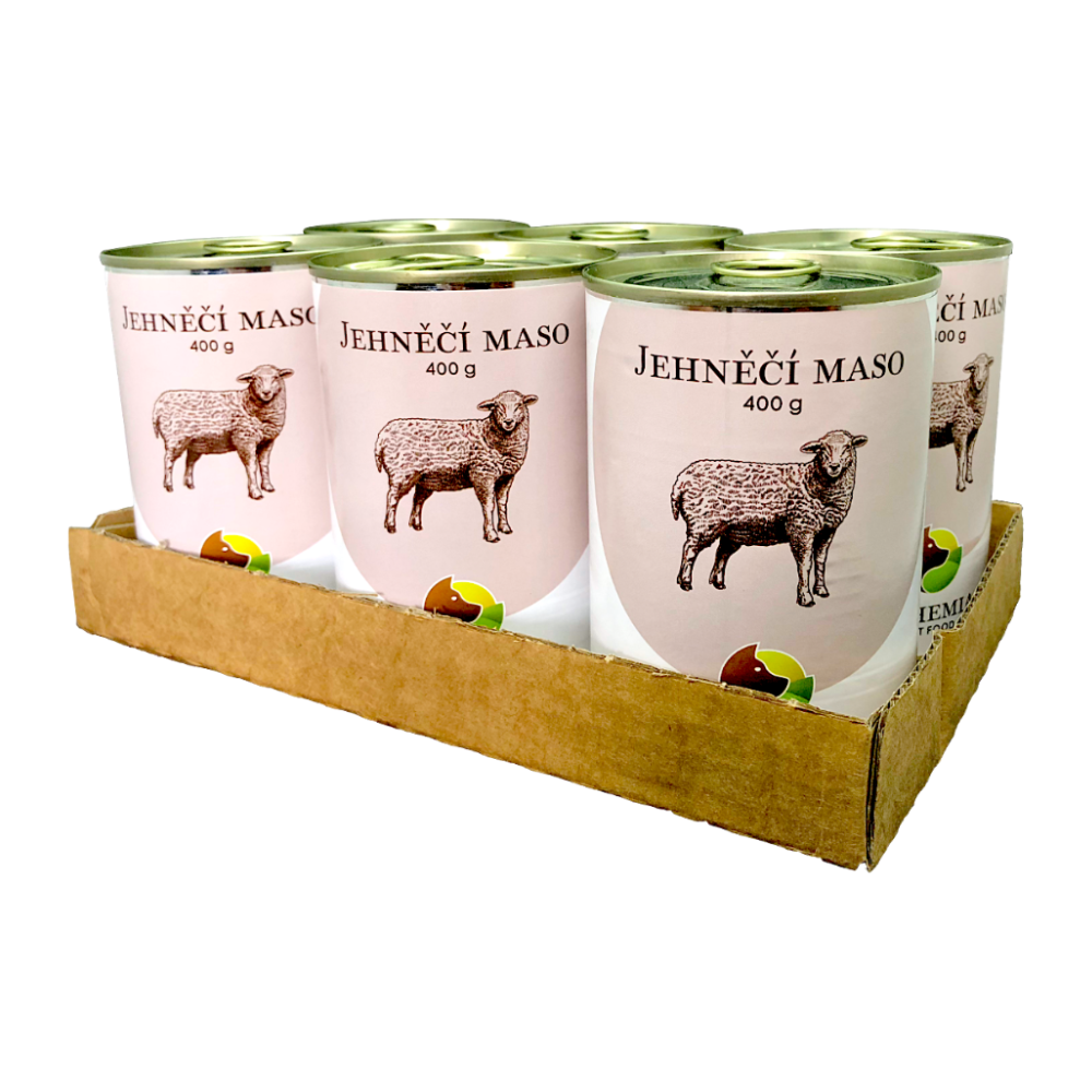 SIX PACK BOHEMIA Jehněčí maso ve vlastní šťávě 400 g