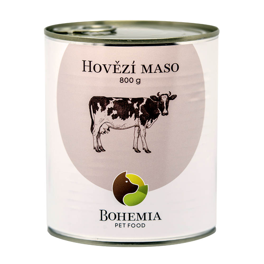 BOHEMIA Hovězí maso ve vlastní šťávě 800 g