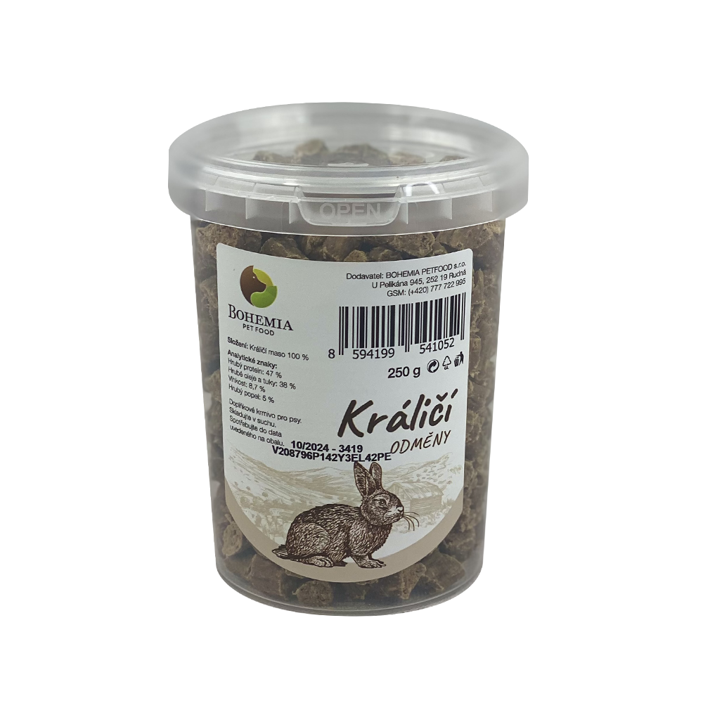 BOHEMIA Králičí odměny 250g