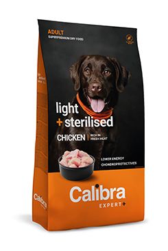 Calibra Dog EXPERT+ Adult Light & Steril. Chicken 12kg