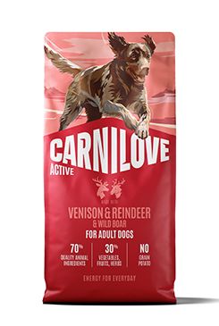 Carnilove Dog Active Dry Venis&Rein&Wild AdultAB12kg