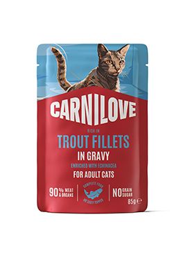 Carnilove Cat Pouch Gravy Trout+Echinacea 85g