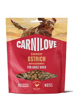 Carnilove Dog Crunchy Snack Ostrich+Blackberries 200g