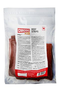 CARODO Dog poch. Hovězí proužky 500g