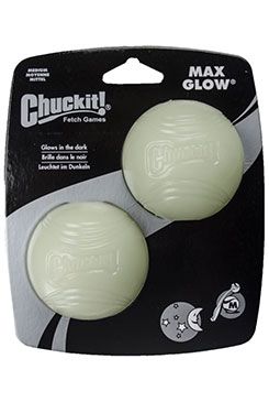 Hračka pes Chuckit Max Glow M 6cm/2ks