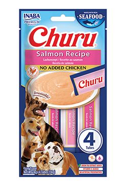 Churu Dog Fish Salmon Recipe 4x14g