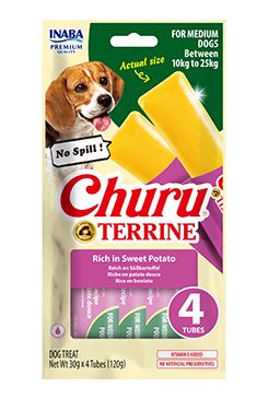 Churu Dog Terrine batáty plemena M 4x30g