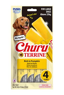 Churu Dog Terrine dýně plemena L 4x54g