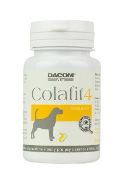 Colafit 4 na klouby pro psy černé/bílé 50tbl