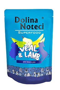Dolina Noteci Dog kapsa SUPERFOOD telecí/jehně 300g