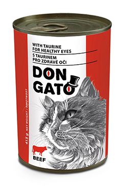 Don Gato cat konz. hovězí 415g