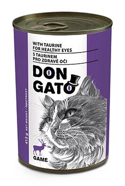 Don Gato cat konz. zvěřinová 415g