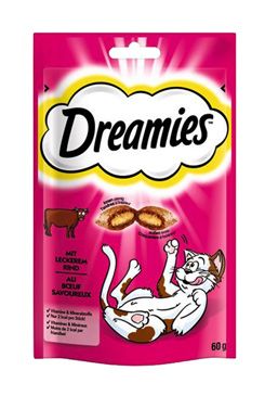 Dreamies kočka pochoutka s hovězím 60g