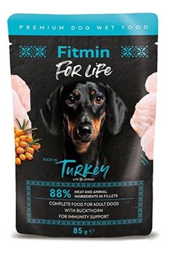 Fitmin For Life dog Krůtí s rakytníkem kapsa 85g
