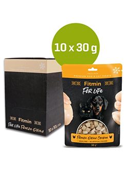 Fitmin FL dog,cat poch. Mrazem sušené kuřecí 10x30g