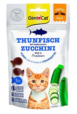 GimCat Crunchy Snacks tuňák&cuketa 50g