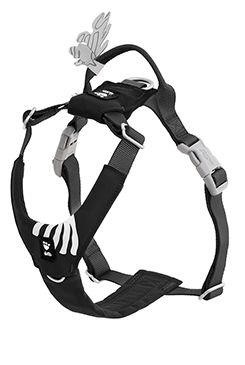 Postroj Hurtta Seeker černý 35-45cm