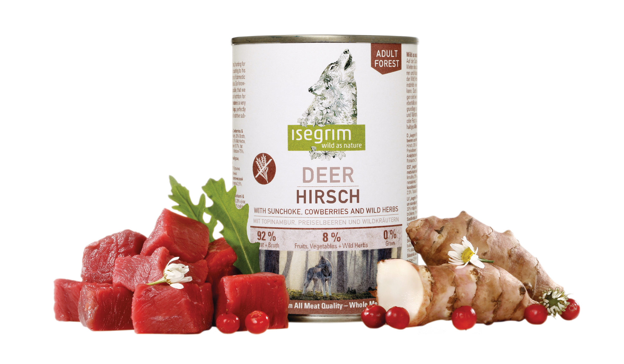 ISEGRIM Adult Forest: Jelen s topinambury, brusinkami a bylinkami 800 g