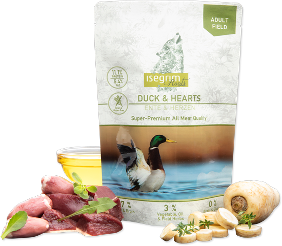 ISE Duck and hearts POUCH 410g