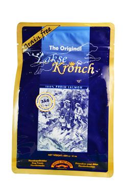 KRONCH pochoutka Treat s lososovým olejem 100% 600g