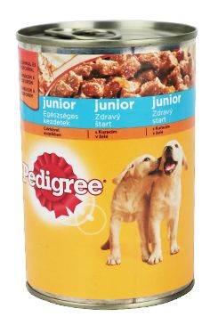 Pedigree konzerva Junior kuřecí v želé 400g