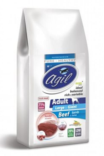 Agil Adult Large&Giant, Low Grain Beef,Lamb 10kg