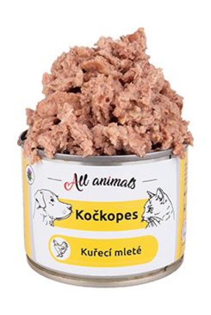 All Animals kočkopes Kuřecí mleté 200g