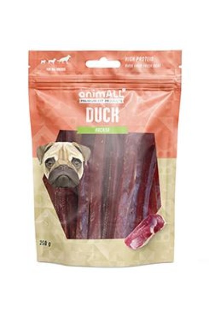 animALL Měkké kachní proužky 250g