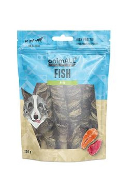 animALL Buvolí tyčka obalená rybí kůží 250g