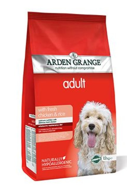 Arden Grange Dog Adult with fresh Chicken&Rice 12kg