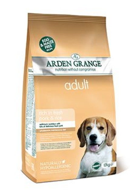 Arden Grange Dog Adult rich in fresh Pork&Rice 12kg