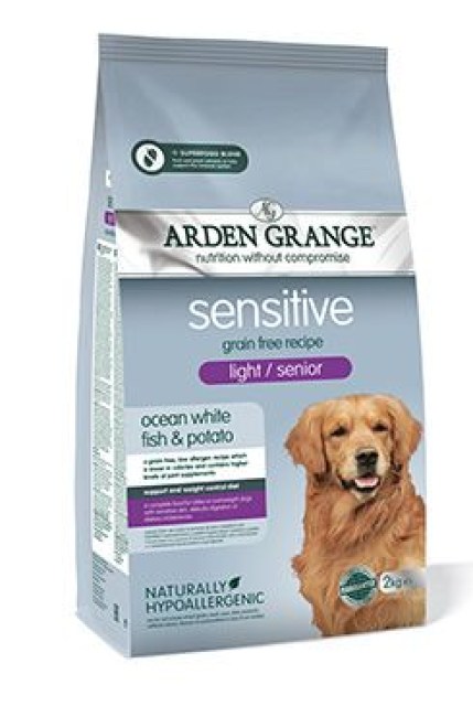 Arden Grange GF Dog Senior Sen.Light O.W.Fish&Pot.2kg