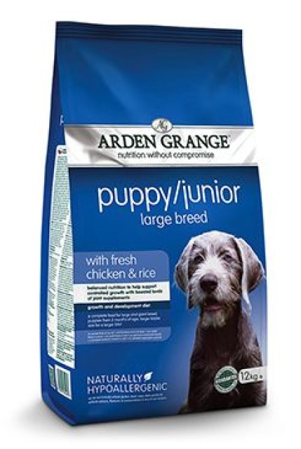 Arden Grange Dog Puppy/Junior Large with Chic&Rice12kg