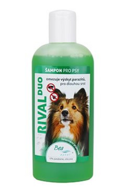 Šampon Bea antiparazitární Rival DUO pes,dl.srst 200ml