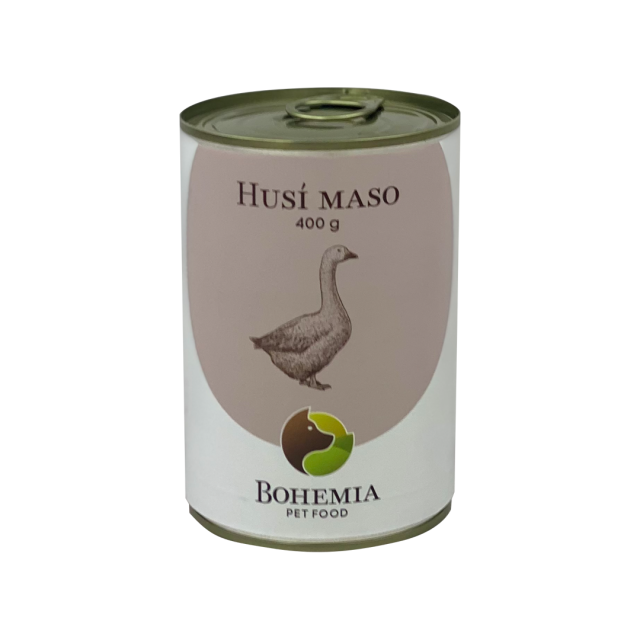 BOHEMIA Husí maso ve vlastní šťávě 400g