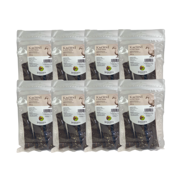 BOHEMIA 20x Kachní plátky 100g