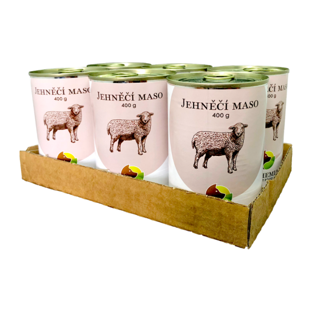 SIX PACK BOHEMIA Jehněčí maso ve vlastní šťávě 400 g