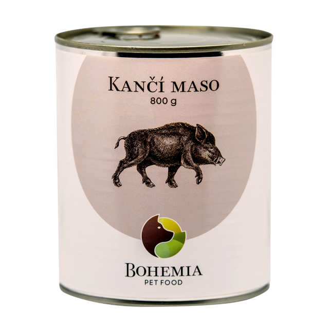 BOHEMIA Kančí maso ve vlastní šťávě 800 g