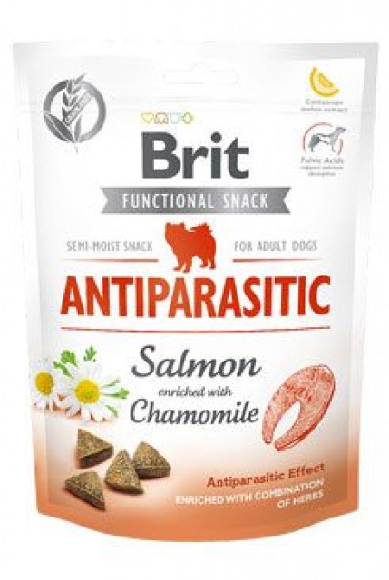 Brit Care Dog Functional Snack Antiparasit Salmon 150g