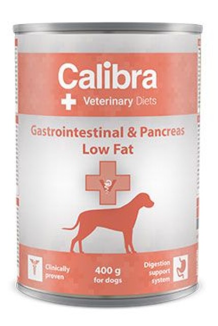 Calibra VD Dog konz. Gastrointestinal Low Fat 400g