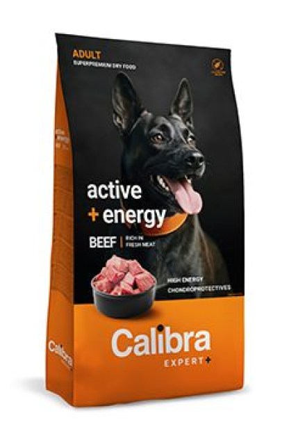 Calibra Dog EXPERT+ Adult Active & Energy Beef 2kg