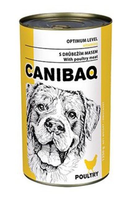 Canibaq dog konz. drůbeží 1250g